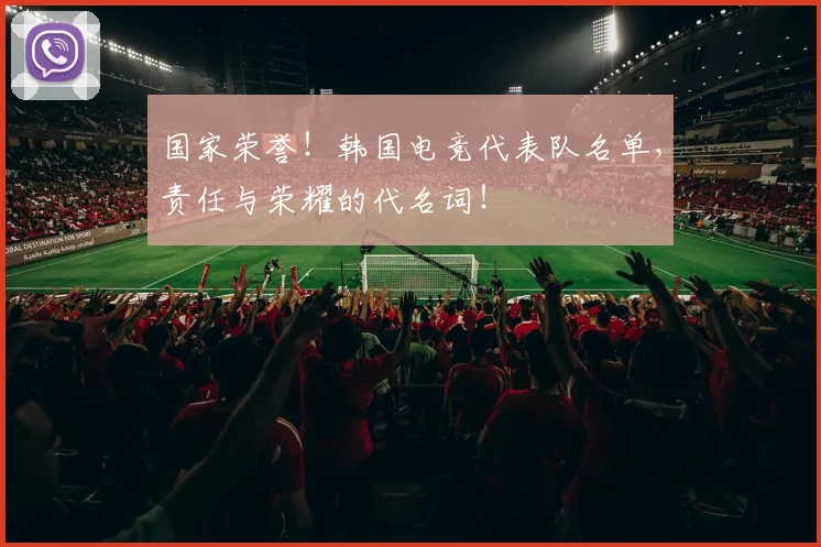 国家荣誉!韩国电竞代表队名单,责任与荣耀的代名词!