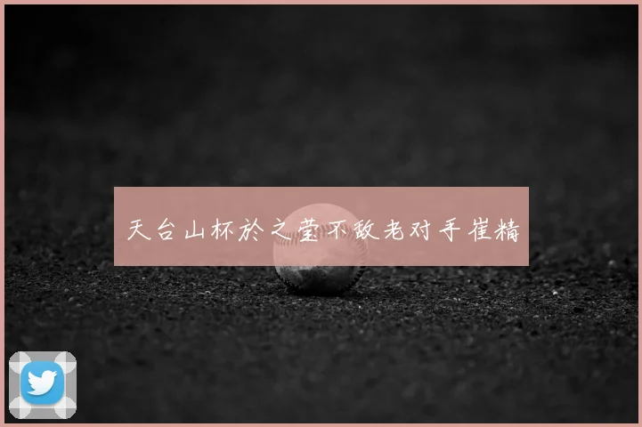 天台山杯於之莹不敌老对手崔精